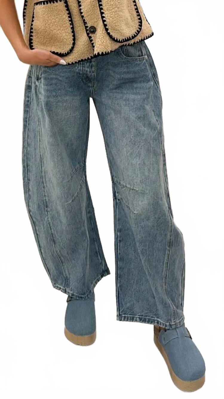 NEW EE:SOME bryce denim jeans in blue